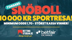7Dagarsnoboll 10Ksportresa Betfair