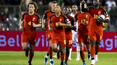 Belgien Lukaku malskytt EM 2024