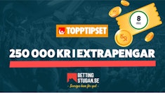 Topptipset 250 000 kr i extrapengar - Bettingstugan - Spela Tillsammans