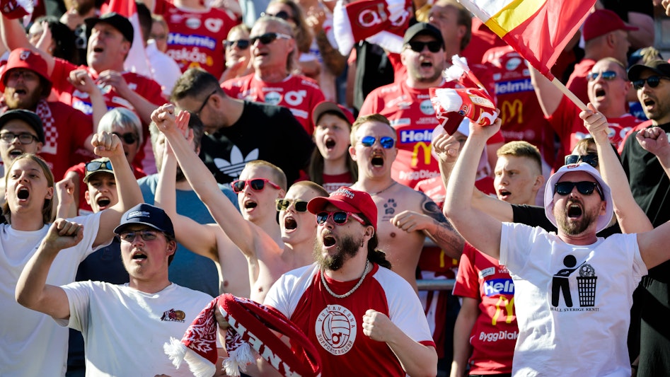 Degerfors fans jublar