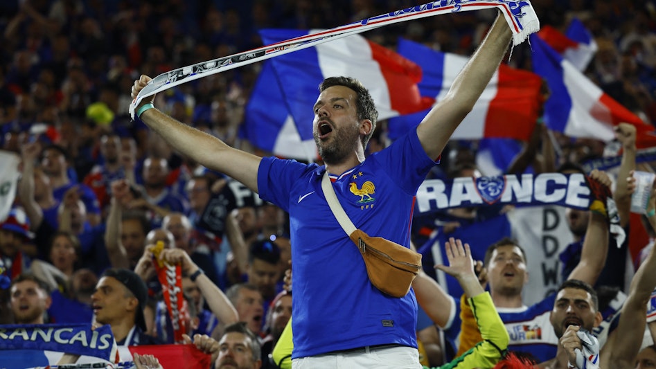 Frankrike fans EM 2024