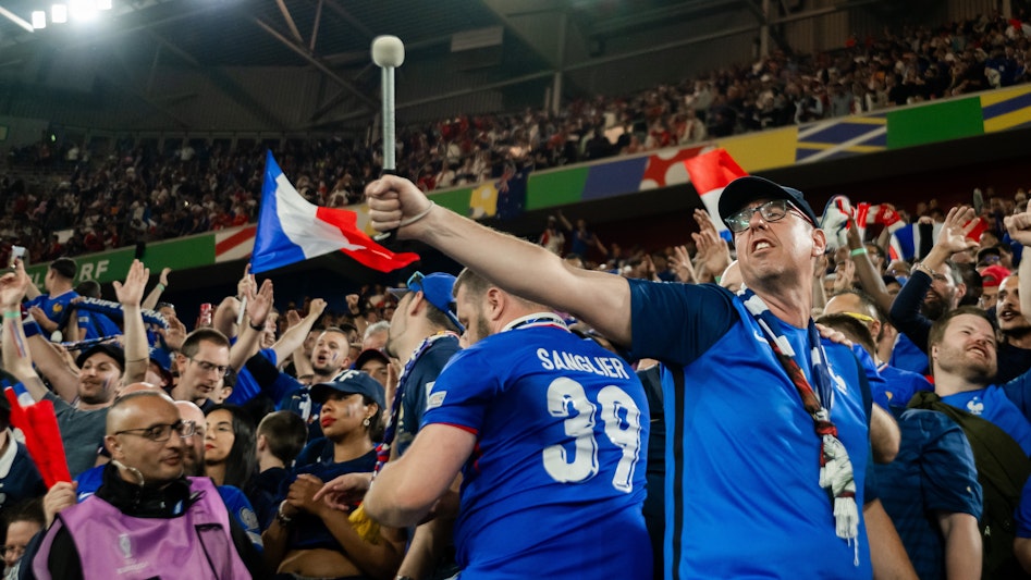 Franska fans i EM 2024