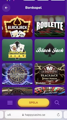 Happy casino bordsspel