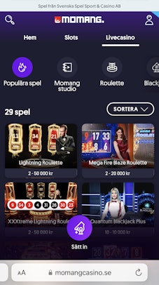 Momang live-casino