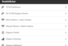 Använd snabblänkar