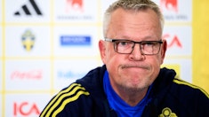 Janne Andersson pa presskonferens