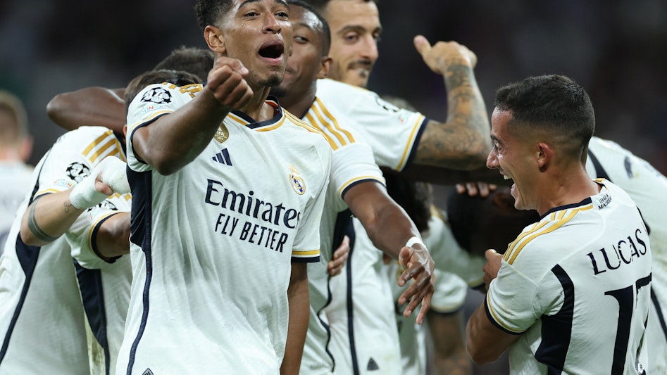 Jude Bellingham firar mal i Real Madrid