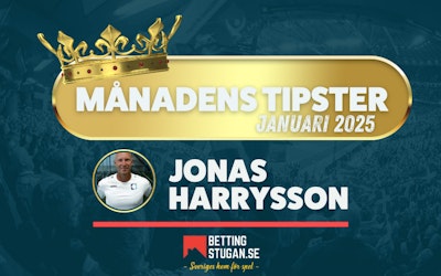 Manadens Tipster Bettingstugan Januari 2025 Jonas Harrysson