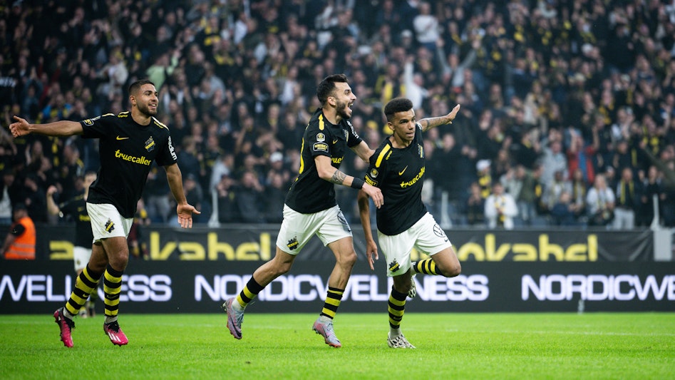 Modesto och Pittas AIK jubel