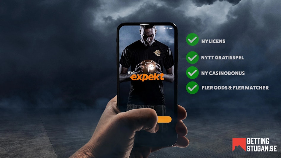 Nya expekt med ny sport och casino bonus samt en ny licens