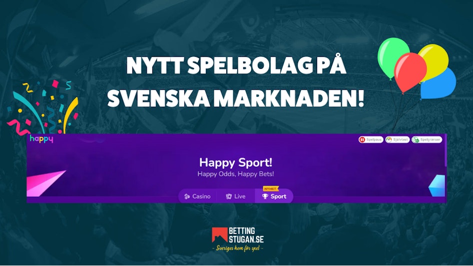 Nytt spelbolag i Sverige Happy Sports Bettingstugan