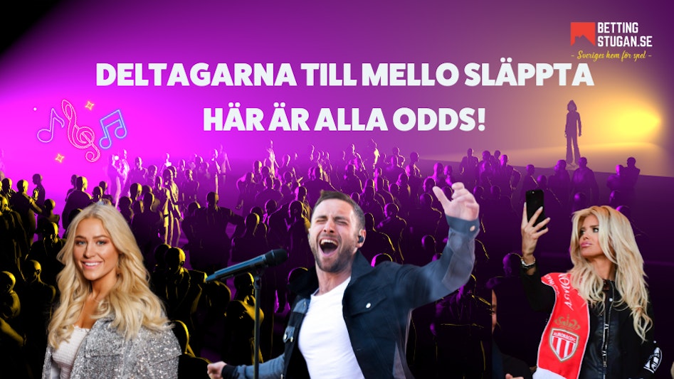 Odds Melodifestivalen 2025 Bettingstugan