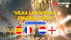 Odds att na EM final 2024