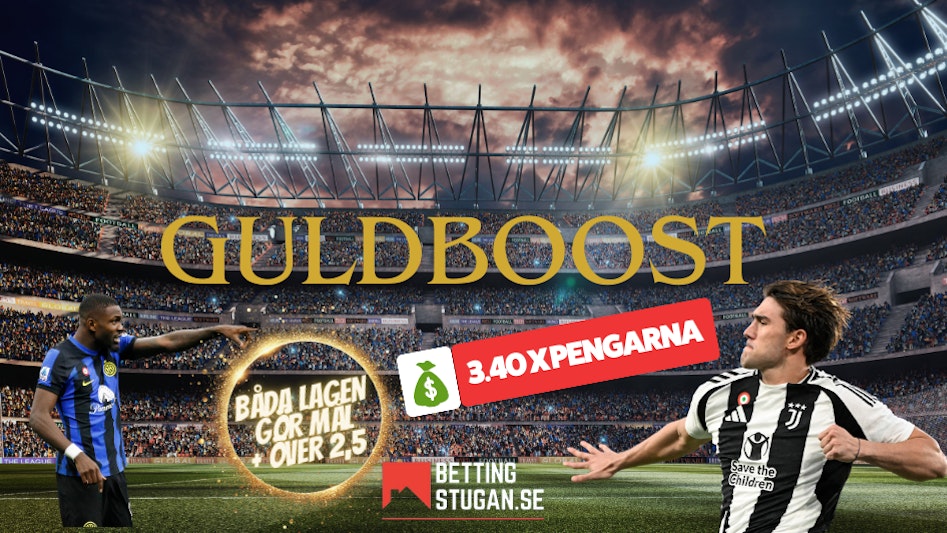Oddsboost Inter Juventus Serie A Bettingstugan