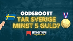 Oddsboost svenska medaljer Sommarspelen 2024