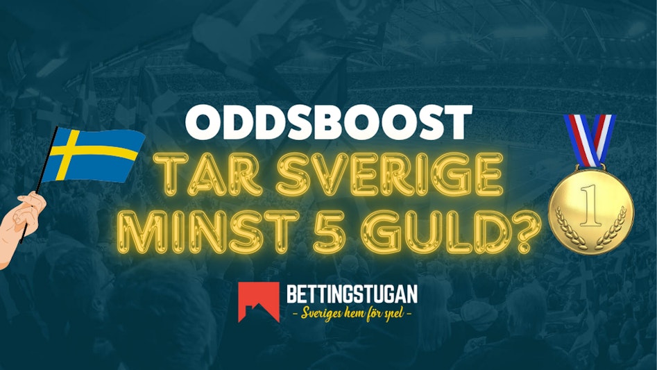 Oddsboost svenska medaljer Sommarspelen 2024
