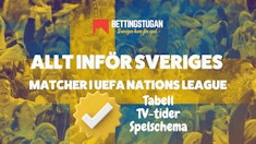 Sverige Nations League Grupp TV tider spelschema och odds