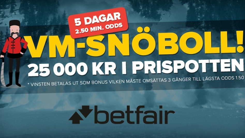 Vm Snoboll Betfair
