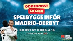 Oddsboost La Liga Real Madrid vs Atlético Madrid Bettingstugan