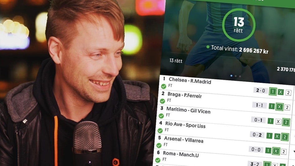 Jonas europa tipset vinst