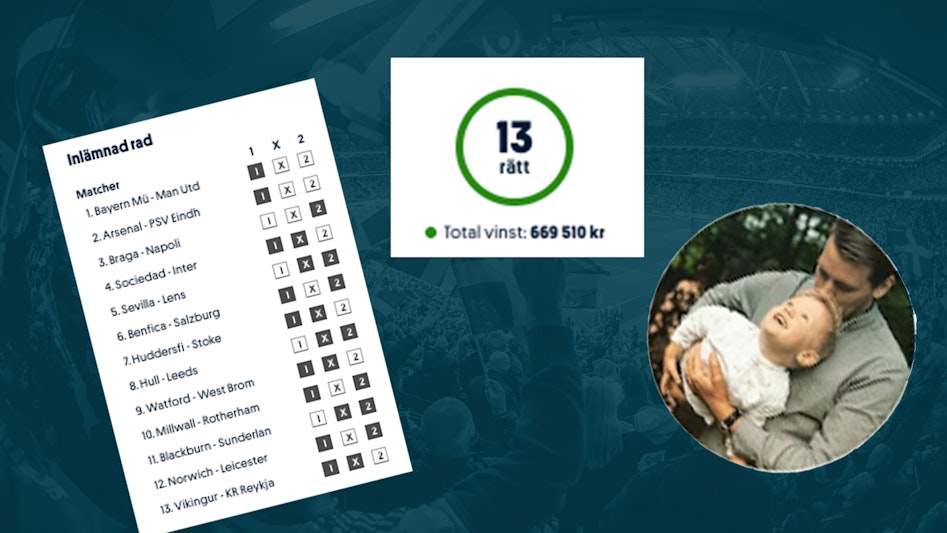 Stenberg fin vinst europatipset